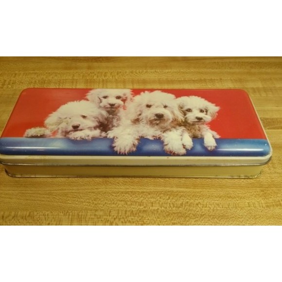 Vintage 1960s Poodle Dog Candy Tin - Picture 8 of 8